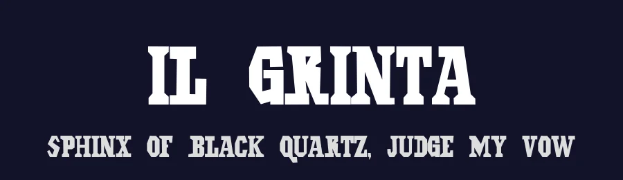 Il Grinta by Alphabet&Type® — Decorative Font — thumbnail 2