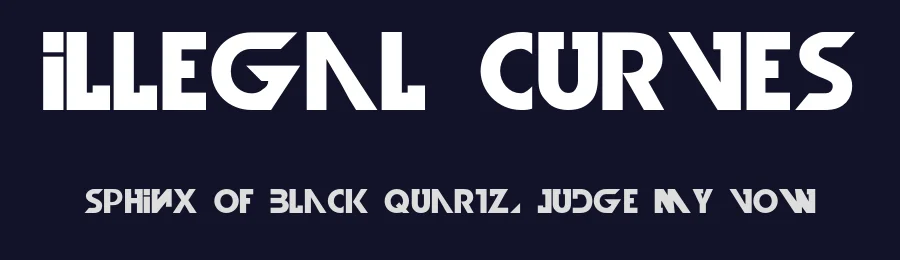 Illegal Curves by WesLo Fonts — Sans Serif Font — thumbnail 2