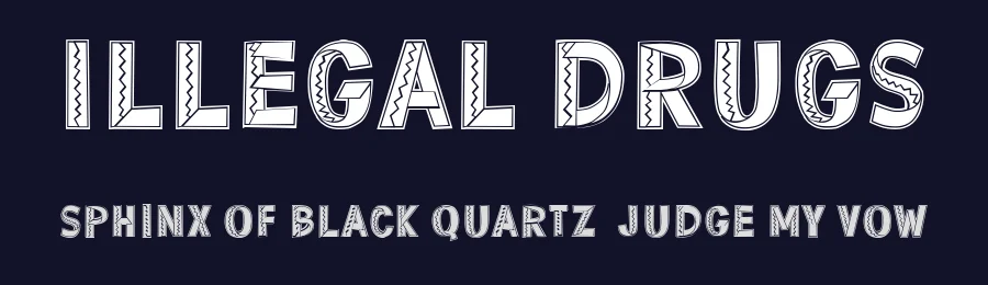Illegal Drugs by Vladimir Nikolic — Decorative Font — thumbnail 2