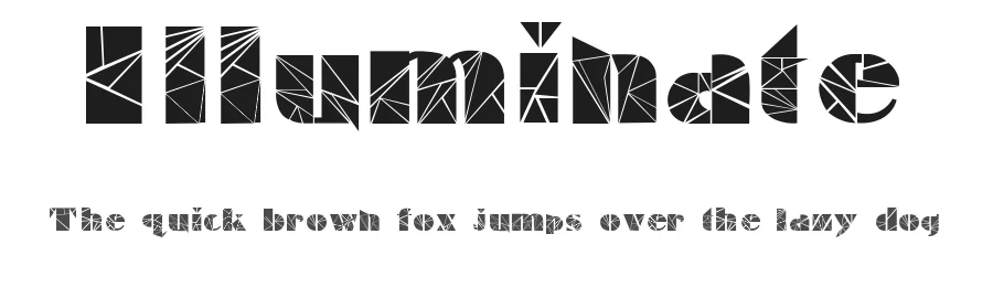 Illuminate by Anwyn Cochrane — Decorative Font