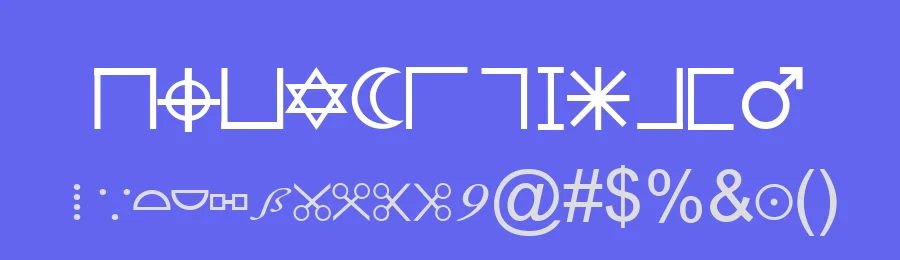 Illuminati Dirigens Berlin by Illuminati Rex — Dingbats Font — thumbnail 3
