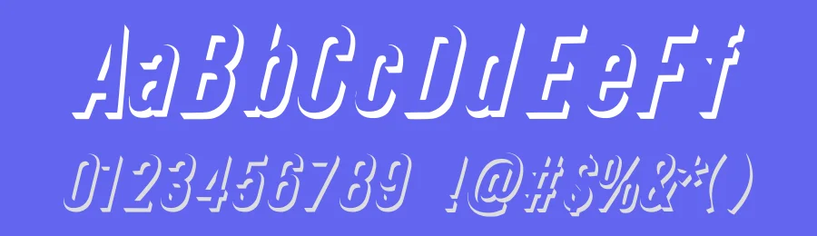 Illusion 3D by Waie Jijie — Sans Serif Font — thumbnail 3