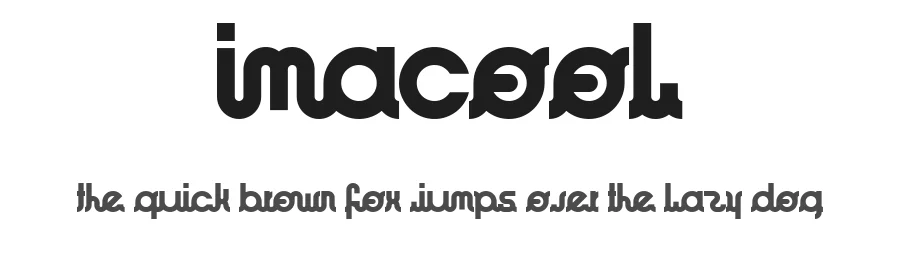 ImaCool by Gabriel FAM — Decorative Font