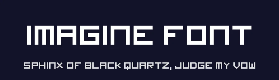 Imagine Font by Serious Bros. — Display Font — thumbnail 2
