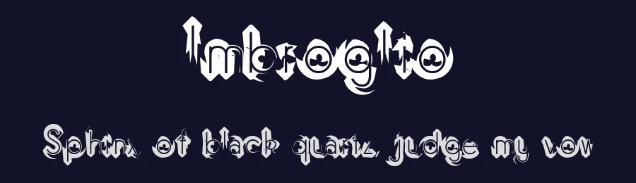 Imbroglio by Luc Mahler — Decorative Font — thumbnail 2