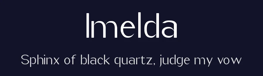 Imelda by Type Sailor — Sans Serif Font — thumbnail 2