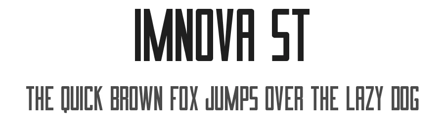 Imnova ST by Southype β Sans Serif Font