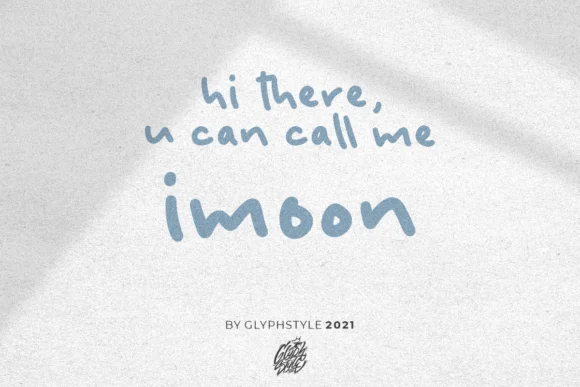 Imoon Font by glyphstyle — Script Handwritten Font