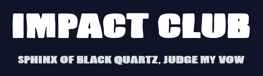 Impact Club by Woodcutter — Decorative Font — thumbnail 2