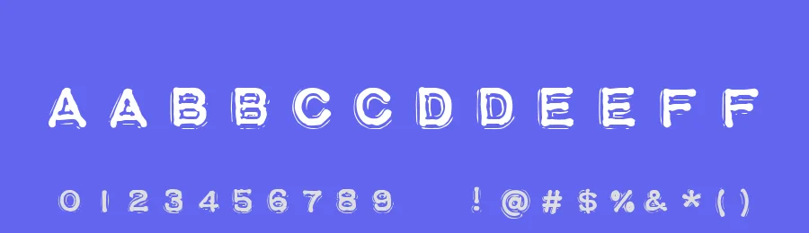 Impact Label SWL by Tension Type — Decorative Font — thumbnail 3