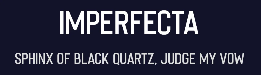Imperfecta by 50Fox Studio — Sans Serif Font — thumbnail 2
