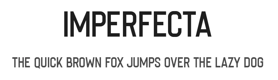 Imperfecta by 50Fox Studio — Sans Serif Font