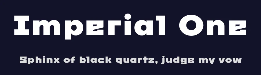 Imperial One by Jovanny Lemonad — Decorative Font — thumbnail 2