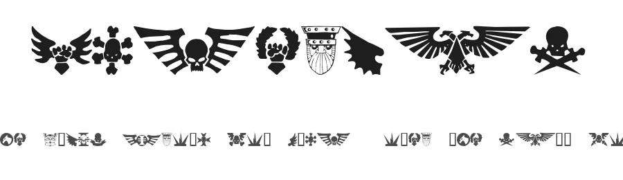 Imperial — Dingbats Font