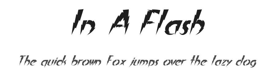 In A Flash