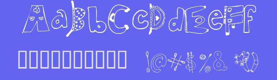 In my closet by Little Starseed — Decorative Font — thumbnail 3