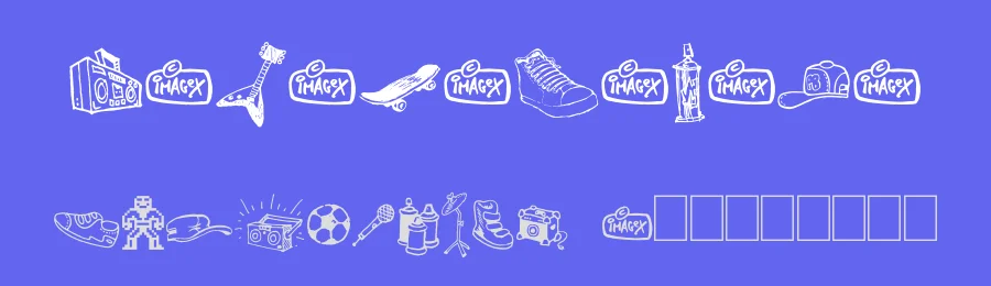 In my Room by imagex — Dingbats Font — thumbnail 3