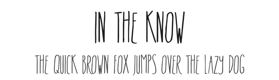 In The Know