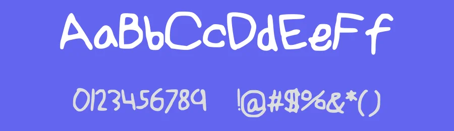 Inanimate AllStars by claykid12345 — Script Handwritten Font — thumbnail 3