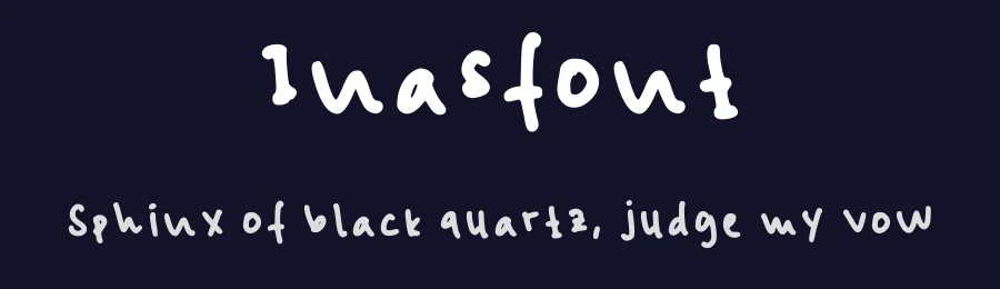 Inasfont by Inas Sunny — Script Handwritten Font — thumbnail 2