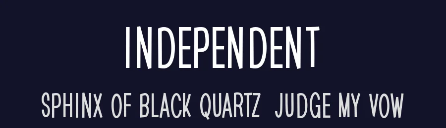 Independent by Hanna Bie — Decorative Font — thumbnail 2