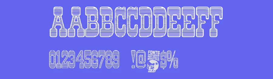 Indian Casino by Woodcutter — Decorative Font — thumbnail 3