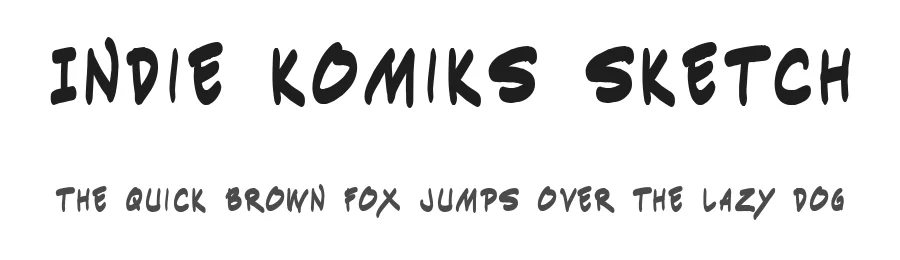 Indie Komiks Sketch