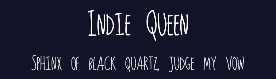 Indie Queen by Hollie Tudor — Script Handwritten Font — thumbnail 2
