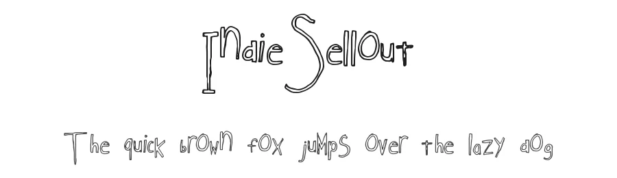 IndieSellout by Xerographer Fonts — Decorative Font