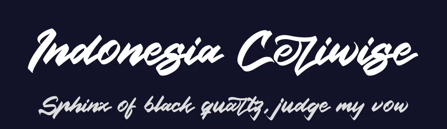Indonesia Ceriwise by Perspectype Studio - Letterena.com — Script Handwritten Font — thumbnail 2