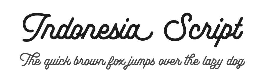 Indonesia Script