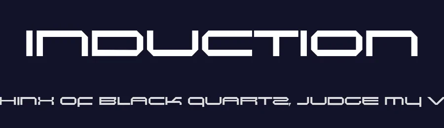 Induction by Typodermic Fonts — Display Font — thumbnail 2