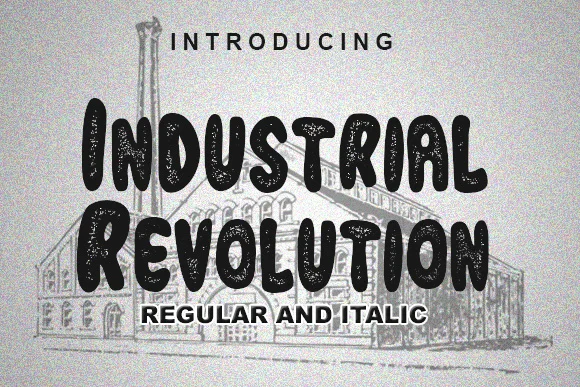 Industrial Revolution Font by vladimirnikolic β Script Handwritten Font