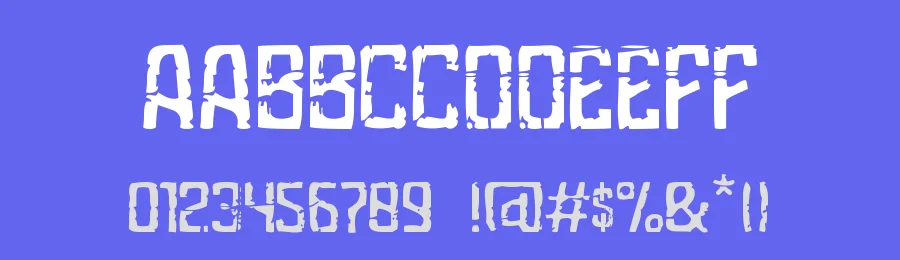 Industrial Poison by Woodcutter — Decorative Font — thumbnail 3