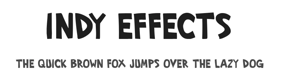 Indy Effects by PressGang Studios — Decorative Font
