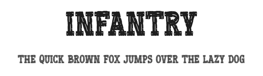 Infantry by Gassstype — Decorative Font
