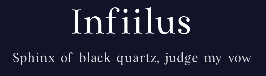 Infiilus by Lerima — Serif Font — thumbnail 2