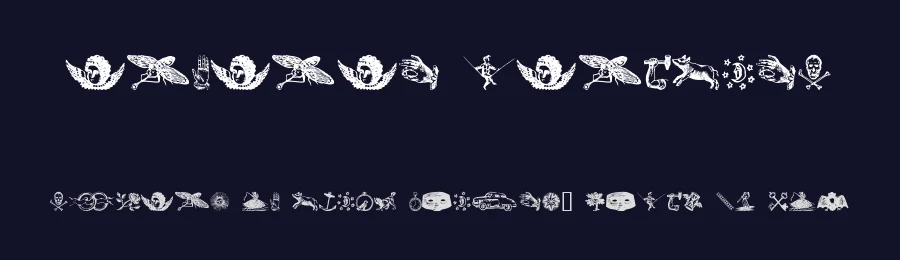 Infinit Dingbats by Shaun Cardinal — Dingbats Font — thumbnail 2