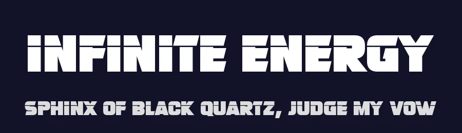 Infinite Energy by Hawtpixel — Display Font — thumbnail 2