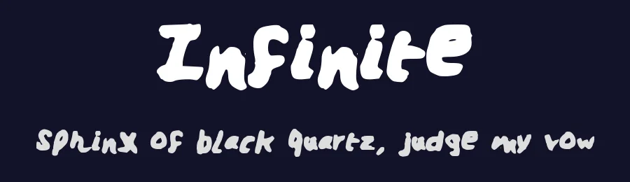 Infinite by Mahmoud Nafiseh — Script Handwritten Font — thumbnail 2