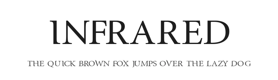 InfraRed by Zdeněk Gromnica a.k.a. FutureMillennium — Sans Serif Font