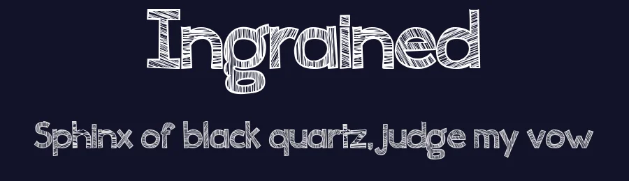 Ingrained by Brittney Murphy Design — Decorative Font — thumbnail 2