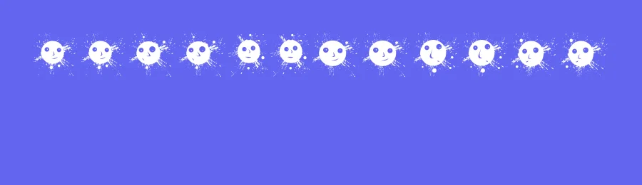 Ink Drops by Vladimir Nikolic — Dingbats Font — thumbnail 3