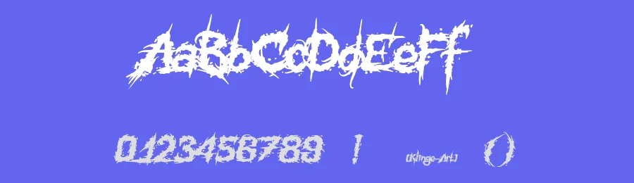 Ink Noise by Klinge Art — Decorative Font — thumbnail 3