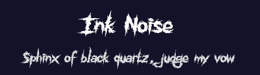 Ink Noise by Klinge Art — Decorative Font — thumbnail 2