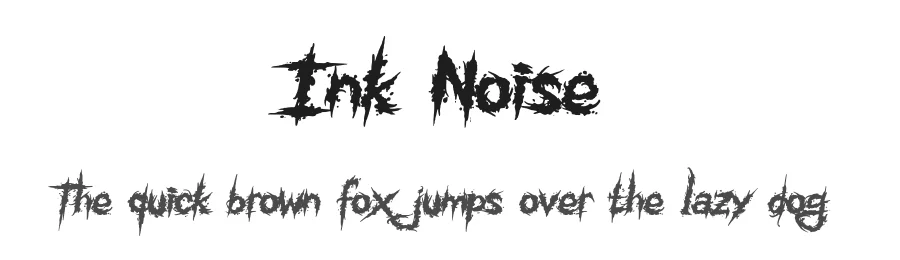 Ink Noise by Klinge Art — Decorative Font