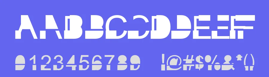 Inkie Block by Simon Murdoch — Decorative Font — thumbnail 3