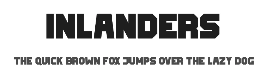 Inlanders by Luxima โ Display Font