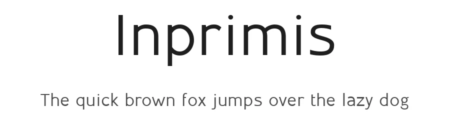 Inprimis by Bellini Studio — Sans Serif Font