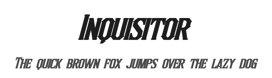 Inquisitor by Pixel Sagas โ Decorative Font